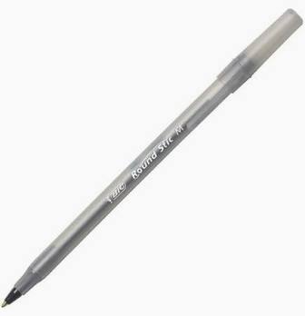 BIC Round Stic Pens - Black