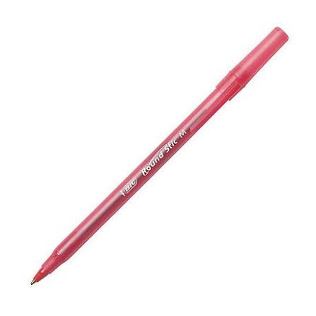 BIC Round Stic Pens - Red
