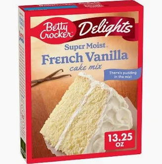 Betty Crocker Delights Cake Mix - French Vanilla