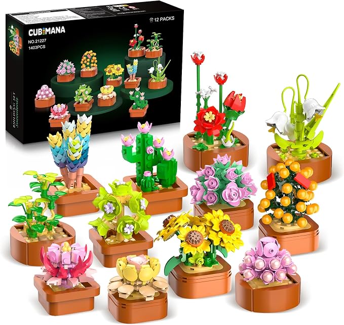 Cub Mana Building Set - Succulents Building Set