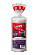 10 Gallon Trash Bags, Clear 50ct