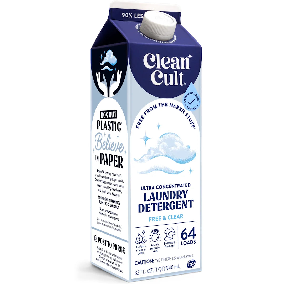 Cleancult Laundry Detergent - Free & Clear