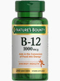Nature's Bounty Supplements - B-12 200ct.
