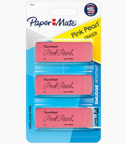 Paper Mate Pink Pearl Eraser