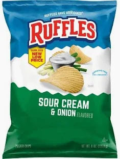 Ruffles Chips - Sour Cream and Onion