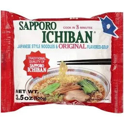 Sapporo Ichiban Instant Noodles - Japanese Style Noodles