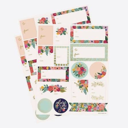 Rifle Paper Co. - Stickers and Labels for variety of uses.