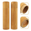 Bamboo Tea Canister Bamboo Storage Tube