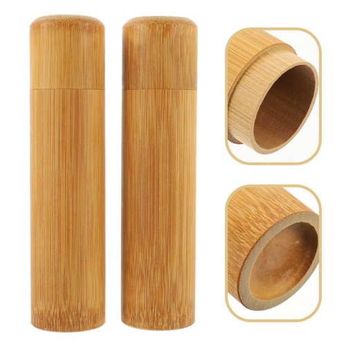 Bamboo Tea Canister Bamboo Storage Tube